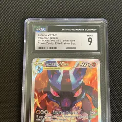 Pokemon Black Star Promo Lucario VSTAR SWSH291 CGC Graded 9 Gem Mint - Image 2