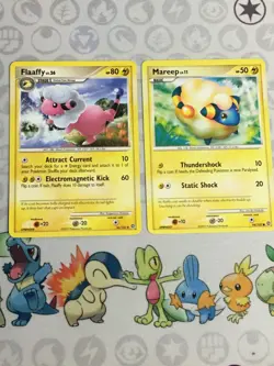 D626 POKEMON TCG 2007 SECRET WONDERS MAREEP FLAFFY LP - Image 1