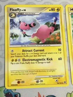 D626 POKEMON TCG 2007 SECRET WONDERS MAREEP FLAFFY LP - Image 2