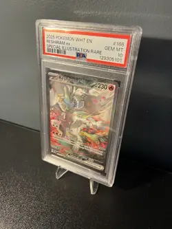 Pokemon 2025 Reshiram ex 166/086 SIR White Flare GEM MINT PSA 10 - Image 2