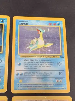 Vintage Holo Rare Pokemon Cards WOTC 1999 Base Set, Fossil, Jungle MP/HP Mewtwo - Image 4