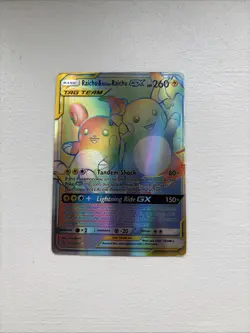 Pokemon TCG Unified Minds Raichu Alolan Raichu GX Card 241/236 - Image 1