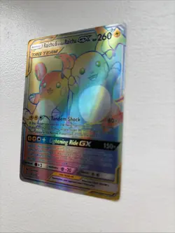 Pokemon TCG Unified Minds Raichu Alolan Raichu GX Card 241/236 - Image 2