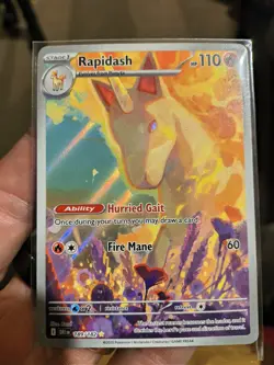 Rapidash 189/182 Sv10: Destined Rivals Holo Illustration Rare Pokemon TCG Card - Image 2