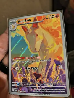Rapidash 189/182 Sv10: Destined Rivals Holo Illustration Rare Pokemon TCG Card - Image 3