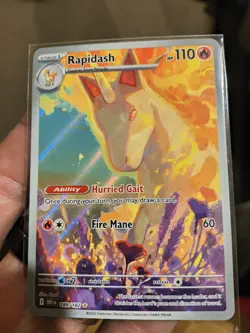 Rapidash 189/182 Sv10: Destined Rivals Holo Illustration Rare Pokemon TCG Card - Image 4