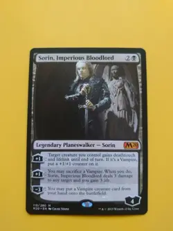 Sorin, Imperious Bloodlord. MYthic Core Set 2020. M20. MTG Card. - Image 1