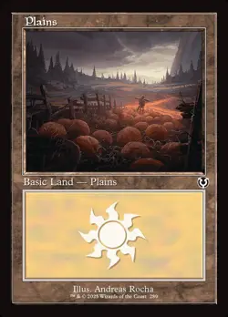 [MTG] Plains (Foil) (Retro Frame) (289) (INR) NM - Image 1