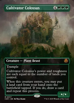 [MTG] Cultivator Colossus (Borderless) (0317) (INR) NM - Image 1