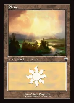 [MTG] Plains (Foil) (Retro Frame) (288) (INR) NM - Image 1