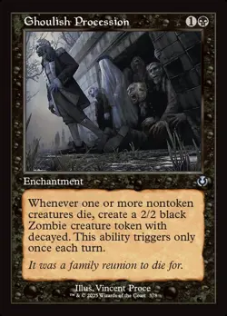 [MTG] Ghoulish Procession (Retro Frame) (378) (INR) NM - Image 1