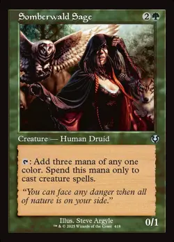 [MTG] Somberwald Sage (Retro Frame) (418) (INR) NM - Image 1