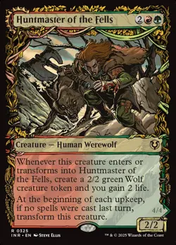 [MTG] Huntmaster of the Fells // Ravager of the Fells (Showcase) (0325) (INR) NM - Image 1