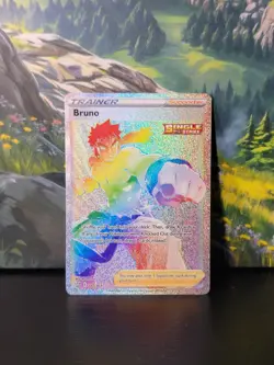 2021 Pokemon Battle Styles Bruno #172/163 Secret Rare - Image 1