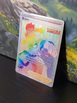 2021 Pokemon Battle Styles Bruno #172/163 Secret Rare - Image 2