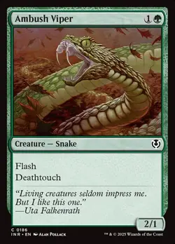 [MTG] Ambush Viper (186) (INR) NM - Image 1