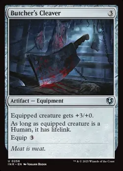 [MTG] Butcher's Cleaver (Foil) (0256) (INR) NM - Image 1