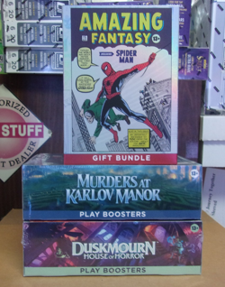 MTG MURDERS KARLOV PLAY + DUSKMOURN PLAY + SPIDER-MAN GIFT BUNDLE BOXES - Image 1