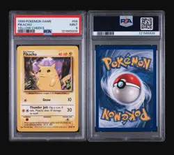 PIKACHU 58/102 - BASE SET 1999 POKEMON CARD - FRESH SLAB - PSA 9 MINT - Image 4