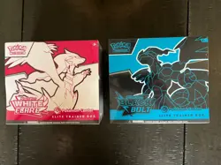 Pokemon Center Black Bolt White Flare Elite Trainer Box ETB Set Of 2 New Sealed - Image 1