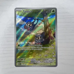 Pokemon TCG Tangela Card 178/165 IR- Scarlet & Violet 151 NM English Pack Fresh - Image 1