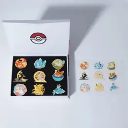 Pokemon Eeveelution Sylveon Enamel Lapel Pin - Cute Anime Eevee Evolutions Set - Image 1