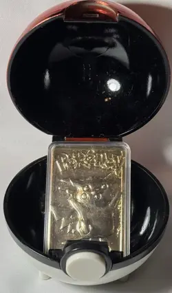 Pikachu # 25 Pokemon Special Edition 25 Karat Gold-Plated Trading Card - Image 1