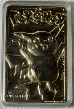 Pikachu # 25 Pokemon Special Edition 25 Karat Gold-Plated Trading Card - Image 2