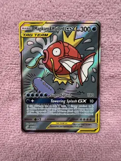 Magikarp & Wailord GX Alternate Full Art 161/181 Sm-Team Up Holo LP Pokemon TCG - Image 1