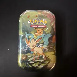 Pokemon TCG: Prismatic Evolutions - Mini Tin - Leafeon/Eevee Art - Sealed New - Image 1