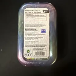 Pokemon TCG: Prismatic Evolutions - Mini Tin - Leafeon/Eevee Art - Sealed New - Image 2