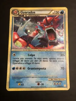 Pokemon - Gyarados - HeartGold & SoulSilver - Holo - Shiny - ITA - 123/122 - EXC - Image 2