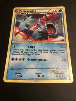 Pokemon - Gyarados - HeartGold & SoulSilver - Holo - Shiny - ITA - 123/122 - EXC - Image 3