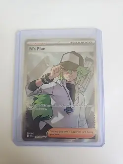 Pokemon Black Bolt N's Plan 163/086 Ultra Rare Full Art - Image 1