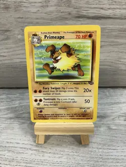 Pokemon TCG Primeape Jungle 43/64 Regular LP. - Image 1