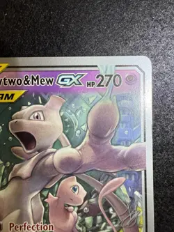 Pokemon Mewtwo & Mew GX Tag Team 71/236 World Championship Promo LP+ condition! - Image 4
