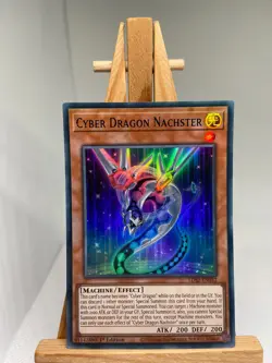 Cyber Dragon Nachster - Blue Ultra Rare 1st Edition LDS2-EN032 - NM - YuGiOh - Image 1