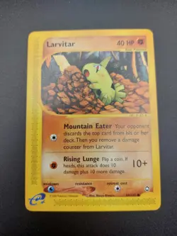 Pokemon Card Larvitar 89/147 common Aquapolis LP - Image 2
