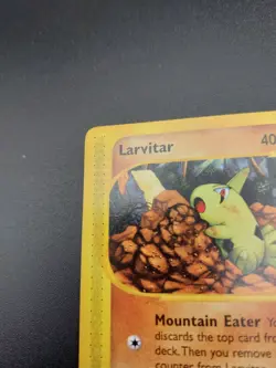 Pokemon Card Larvitar 89/147 common Aquapolis LP - Image 3