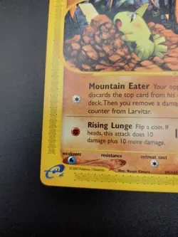 Pokemon Card Larvitar 89/147 common Aquapolis LP - Image 5