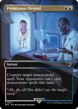 Permission Denied (Borderless) - Near Mint MTG - Image 1