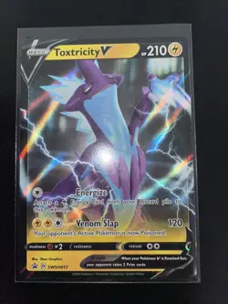 Pokemon Card - Toxtricity V SWSH017 - Promo - Half Art, NM! - Image 2