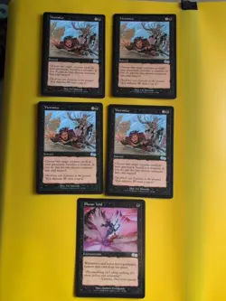 Victimize x4 & Planar Void MTG 5 Card. Urza's Saga. Old Vintage - Image 1
