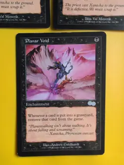 Victimize x4 & Planar Void MTG 5 Card. Urza's Saga. Old Vintage - Image 2