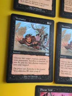 Victimize x4 & Planar Void MTG 5 Card. Urza's Saga. Old Vintage - Image 5