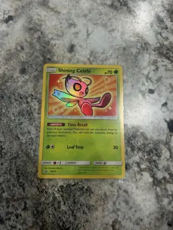 Shining Celebi SM79 Black Star Promo Pokemon Trading Card Game - Image 1