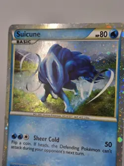 Pokemon Heart Gold &Soul Silver promo HGSS21 Suicune Shiny Near Mint - Image 2