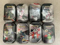 Pokemon TCG:Black Bolt & White Flare Unova Mini Tins X8 SEALED Fast Dispatch 📦 - Image 1