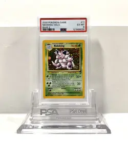 NIDOKING HOLO 11/130 - 1999 BASE SET 2 POKEMON CARD - PSA 6 EXCELLENT - MINT - Image 1