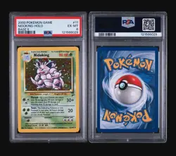 NIDOKING HOLO 11/130 - 1999 BASE SET 2 POKEMON CARD - PSA 6 EXCELLENT - MINT - Image 4